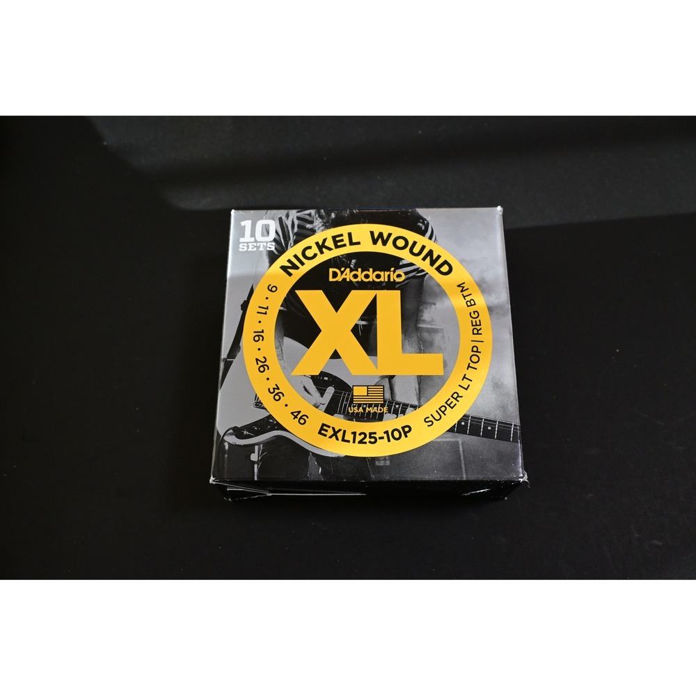 D'Addario EXL125-10P Electric Guitar Strings 9-46 10-Pack New